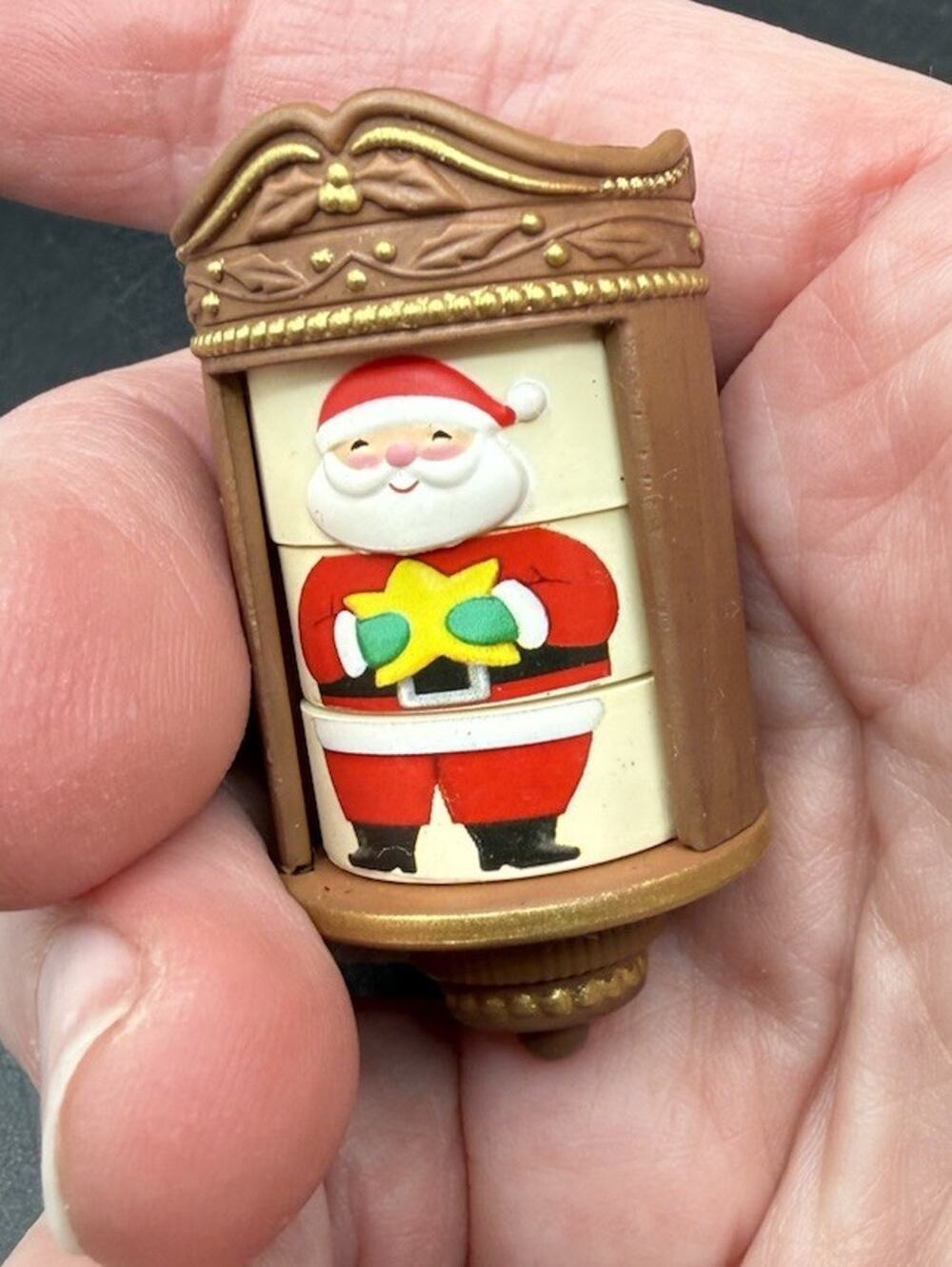 Hallmark Stylin' Santa Miniature Christmas Ornament No Box -LO22